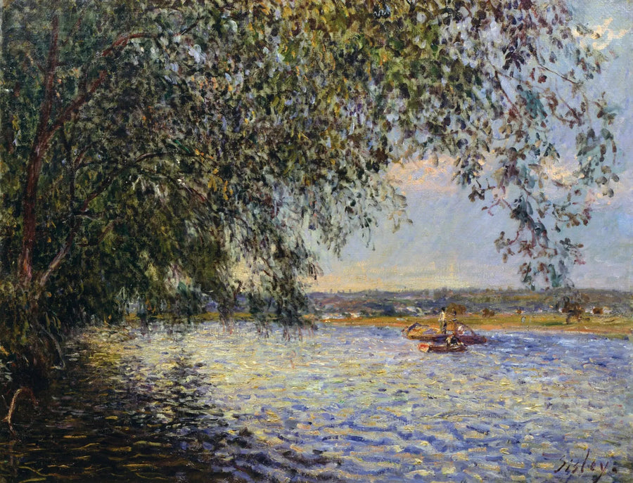 Saint Mammès'te Seine - Alfred Sisley