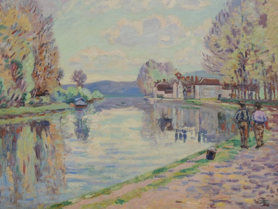 Samois'teki Seine - Armand Guillaumin