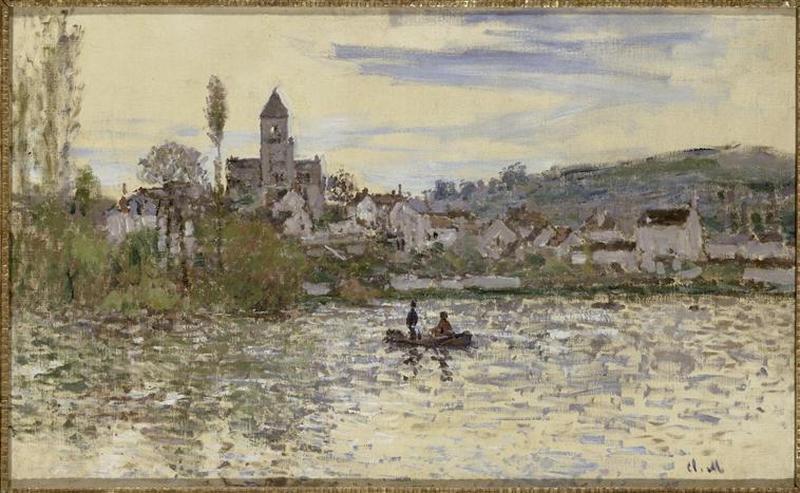 Reproduction du tableau « La Seine à Vétheuil - Claude Monet » par Alpha Reproduction en peinture à l’huile