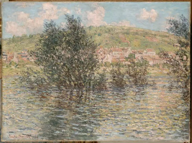Vétheuil'de Seine, yağmur sonrası güneş etkisi - Claude Monet