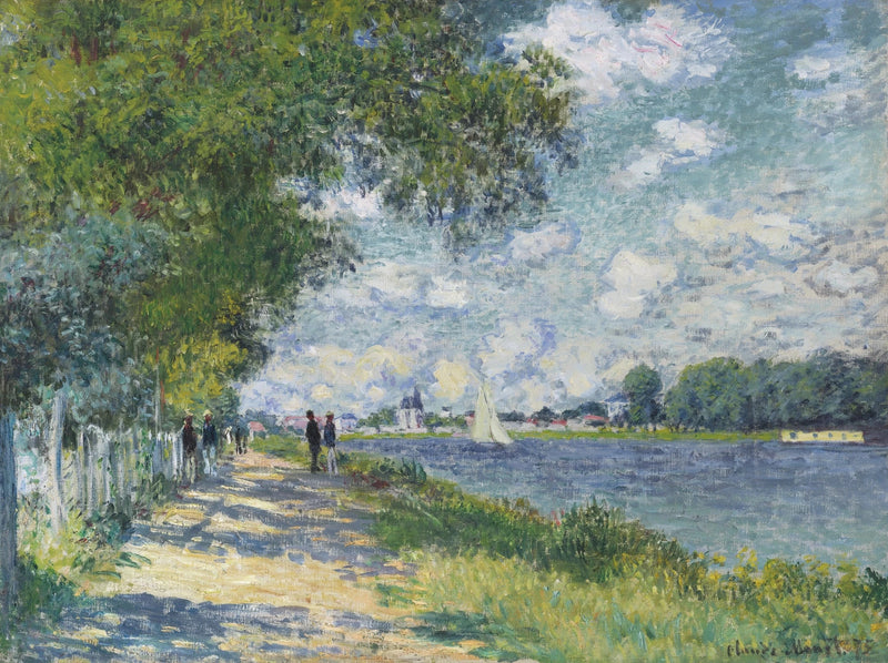 Argenteuil W373'teki Seine - Claude Monet