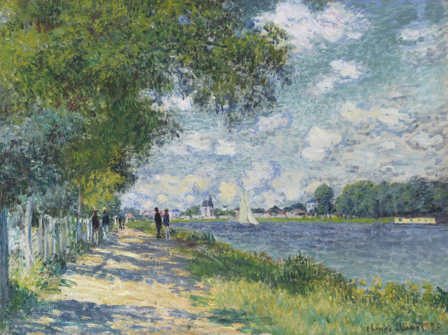 Argenteuil W373'teki Seine - Claude Monet