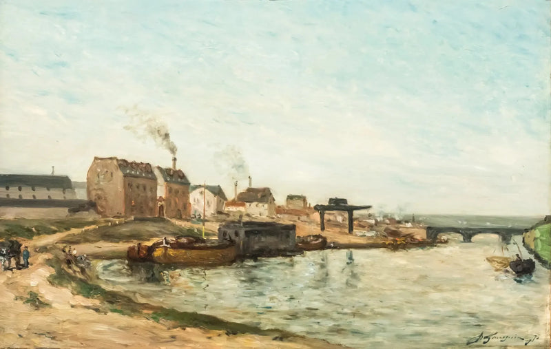 Grenelle Köprüsü'nde Seine - Paul Gauguin