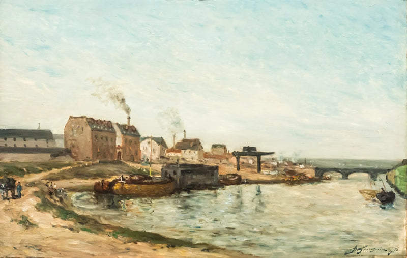 Grenelle Köprüsü'nde Seine - Paul Gauguin