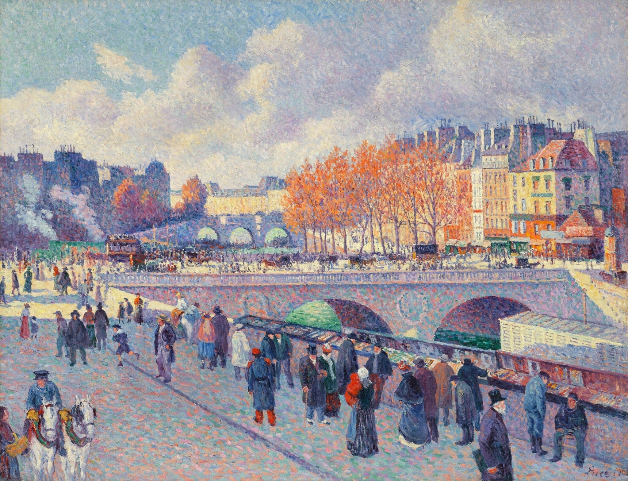La Seine au pont Saint-Michel - Maximilien Luce