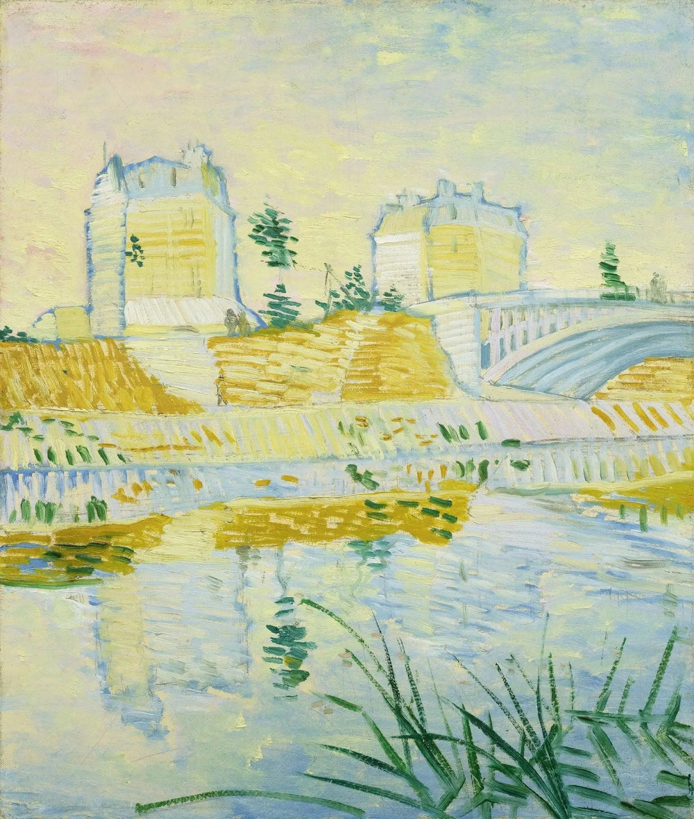 La Seine avec le Pont de Clichy - Vincent van Gogh image 1 reproduction réalisée par Alpha Reproduction