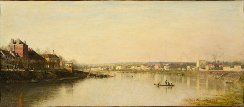 Seine Nehri Saint-Denis Önünde - Stanislas Lépine