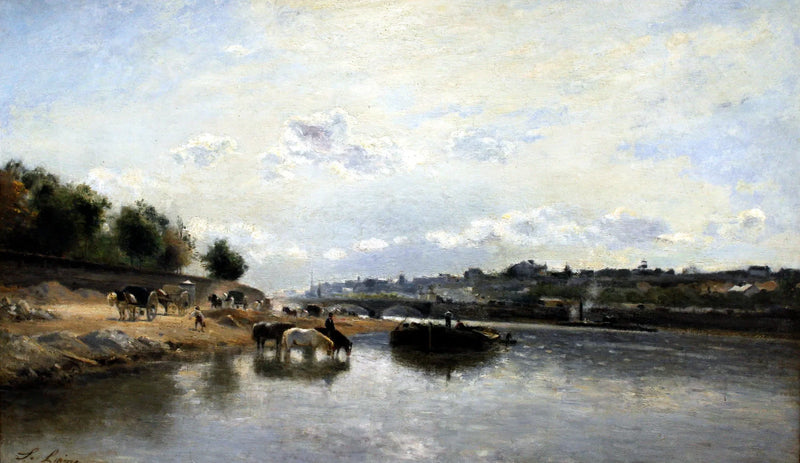 La Seine ve Iéna Köprüsü - Stanislas Lépine