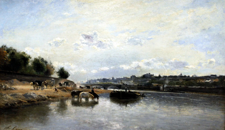 La Seine ve Iéna Köprüsü - Stanislas Lépine