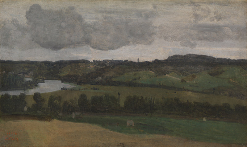 La Seine près de Rouen - Jean-Baptiste Camille Corot
