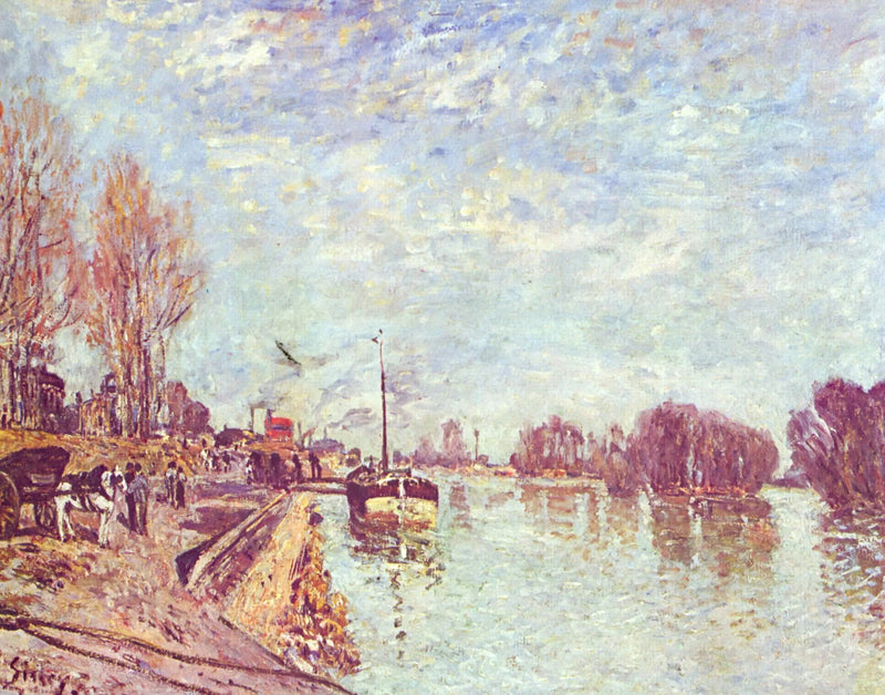Suresnes Yakınındaki Seine - Alfred Sisley