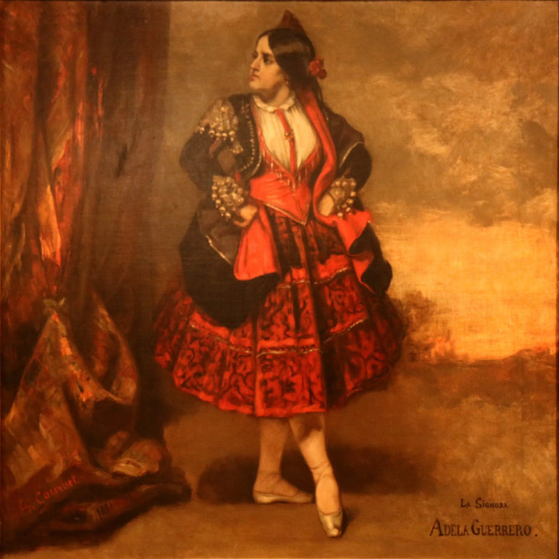 İspanyol dansçı Adela Guerrero, - Gustave Courbet