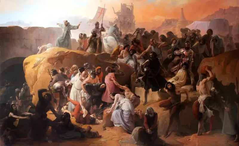 Kreuzlülerin Kudüs'teki Susuzluğu - Francesco Hayez