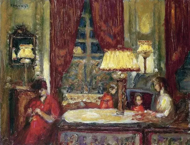 Lambaların Altındaki Akşam - Pierre Bonnard