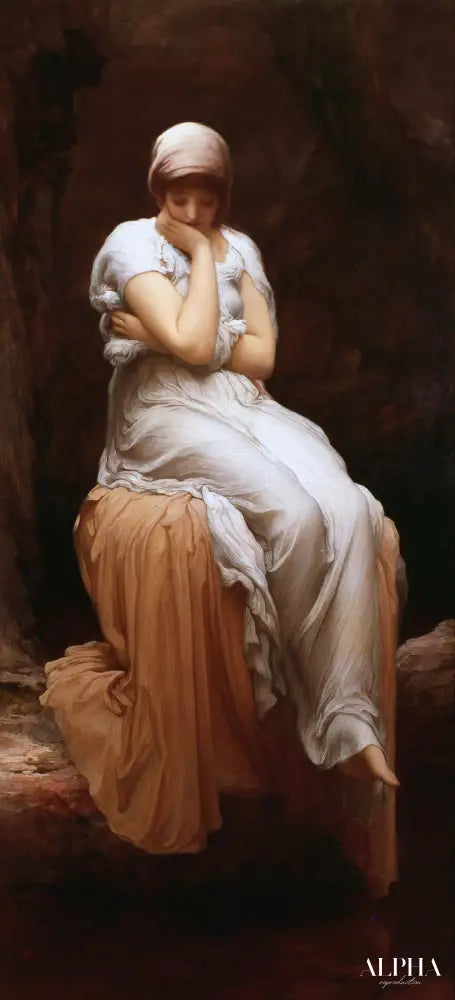 La solitude - Frederic Leighton - Reproductions de tableaux et peintures haut de gamme