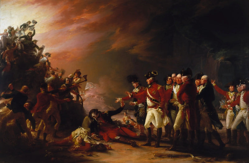 Gibraltar garnizonunun çıkışı 27 Kasım 1789 sabahı - John Trumbull