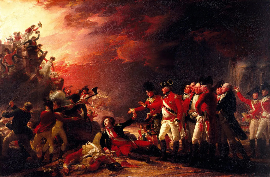 Gibraltar garnizonu çıkışı - John Trumbull