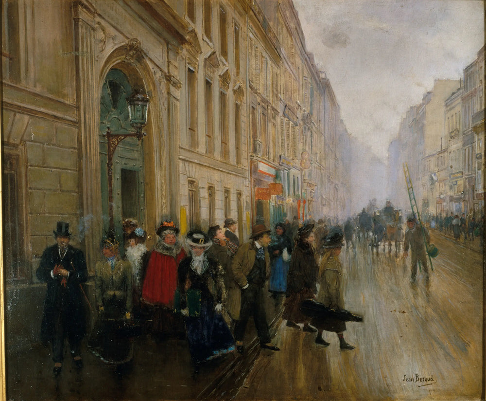 La sortie du conservatoire de musique - Jean Béraud - Alpha Reproduction