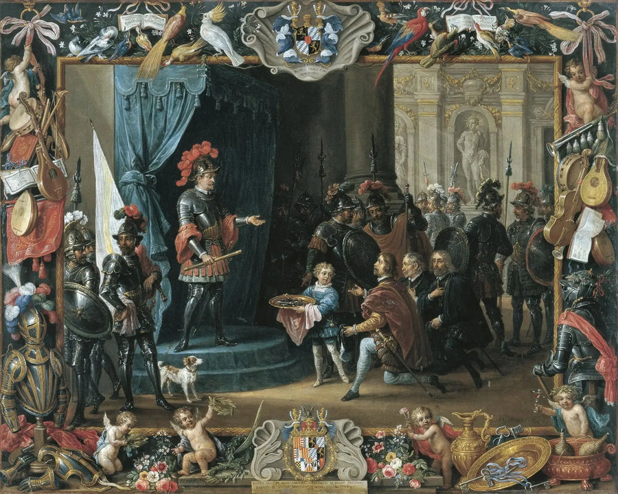 1411 yılında Antonio de Moncada'ya karşı Sicilyalı isyancılar - David Teniers genç