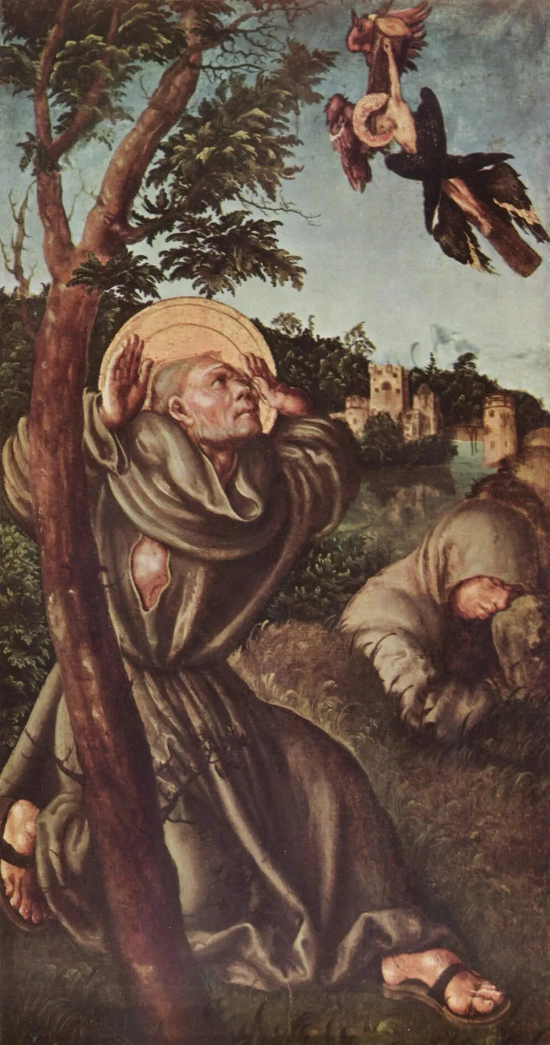 Saint François'nin Damgalanması - Lucas Cranach the Elder