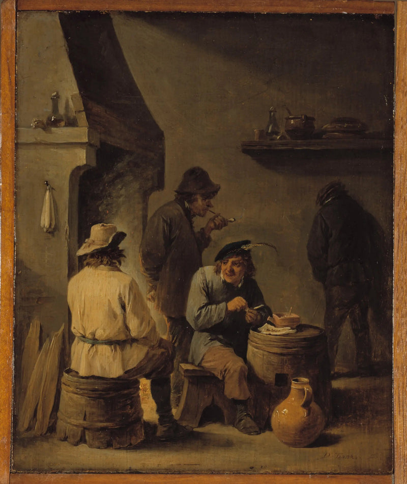 La Tabagie - David Teniers Genç