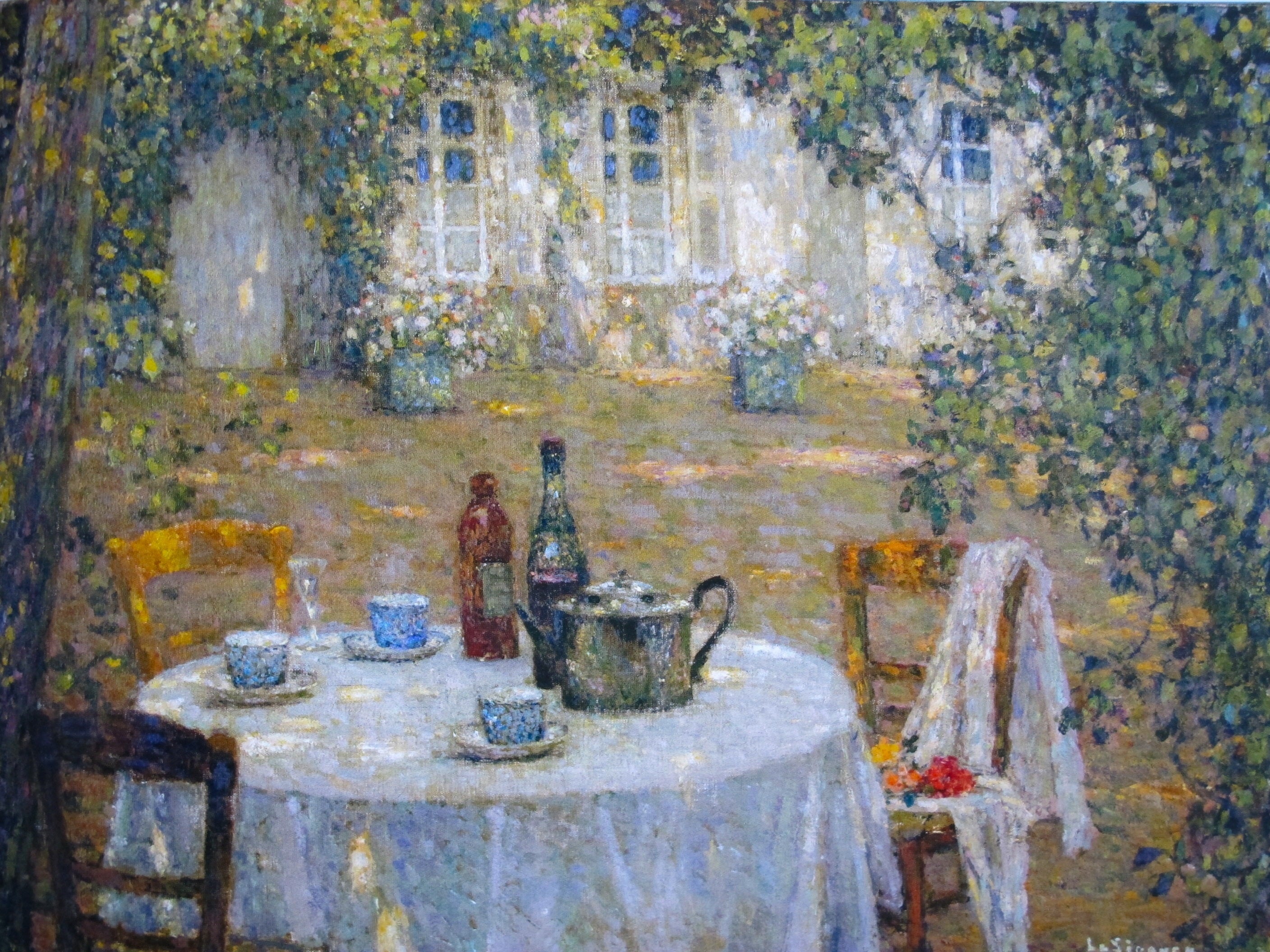 La Table au soleil - Henri Le Sidaner