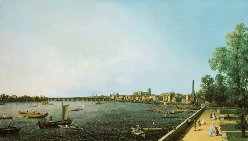 Somerset House Terası'ndan Westminster'a Tamise - Canaletto