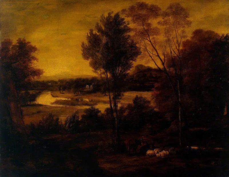 Richmond Tepesi'nden Thames - Joshua Reynolds