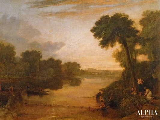 La Tamise près de Windsor - William Turner - Reproductions de tableaux et peintures haut de gamme