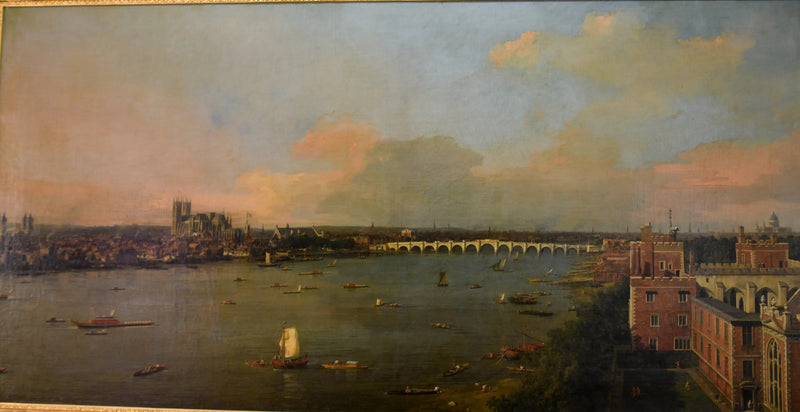 Lambeth'ten Westminster'a Thames - Canaletto