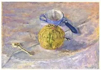Mavi fincan - Pierre Bonnard