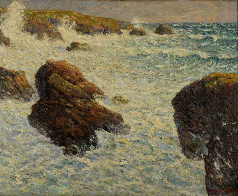 Quiberon'daki Fırtına - Maxime Maufra