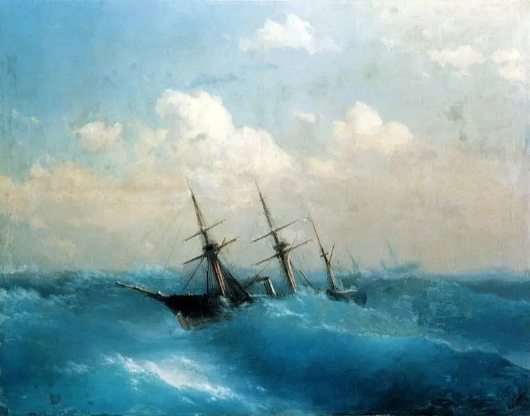 La tempête - Ivan Aïvazovski - Alpha Reproduction
