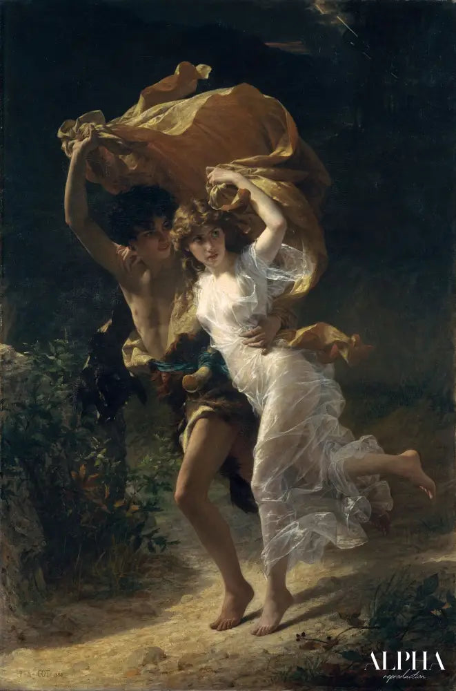 La Tempête - Pierre Auguste Cot - Reproductions de tableaux et peintures haut de gamme