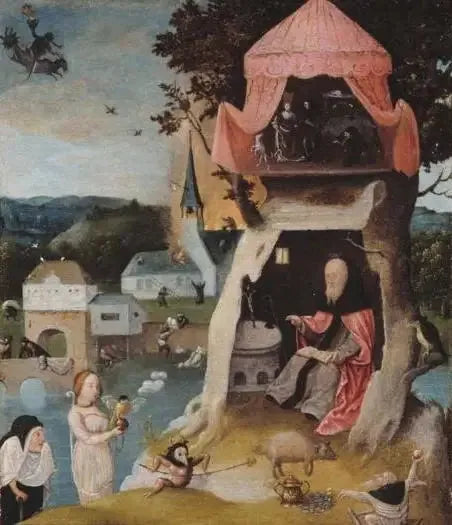 Aziz Anton'un İmtihanı. - Hieronymus Bosch