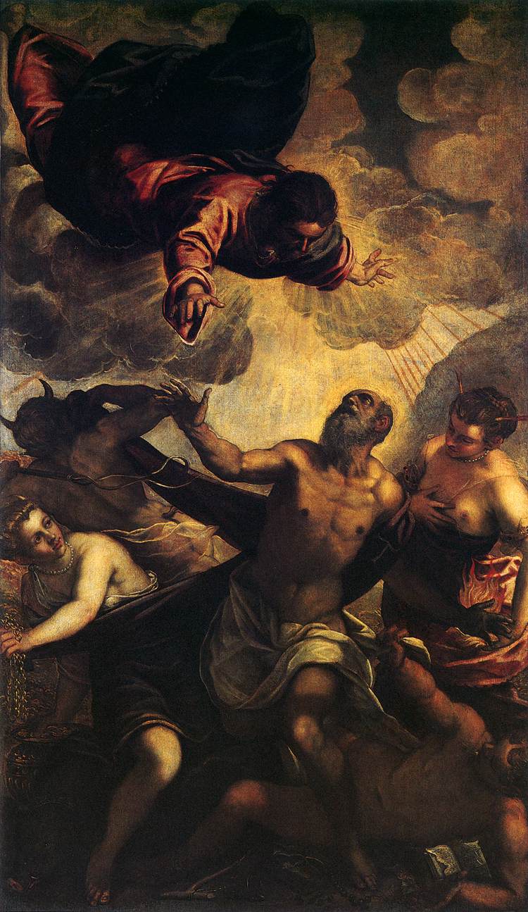 Aziz Antonius'un Günahkâr İsteği - Jacopo Tintoretto
