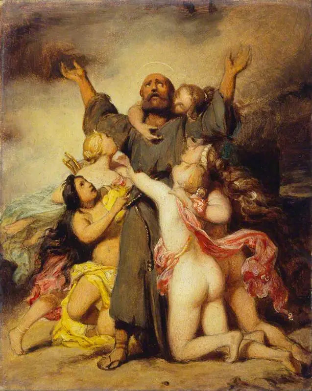 Saint Antoine'ın Günah Çekiciliği - Paul Delaroche