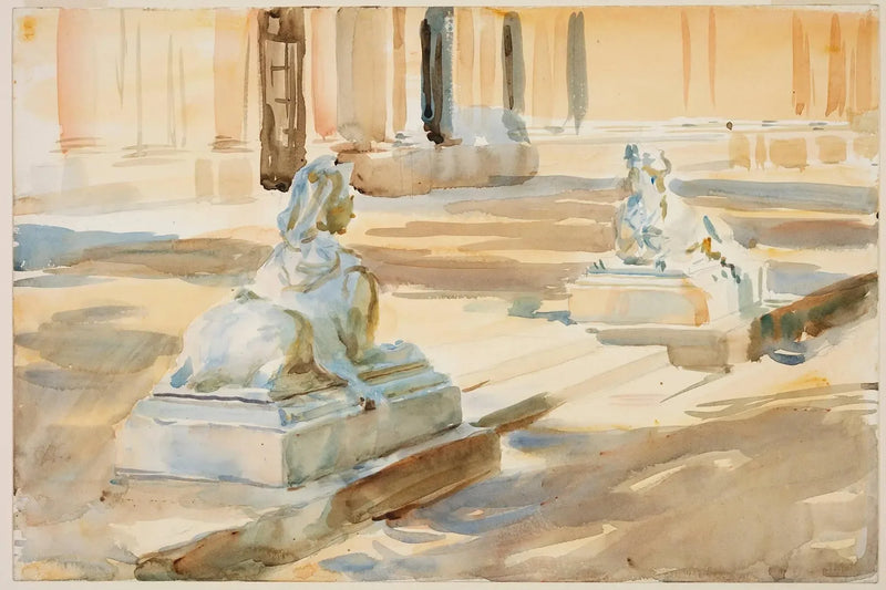 La Granja Terası - John Singer Sargent