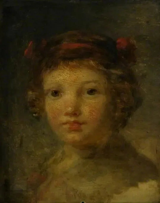 Bir Çocuk Başlığı - Jean-Honoré Fragonard