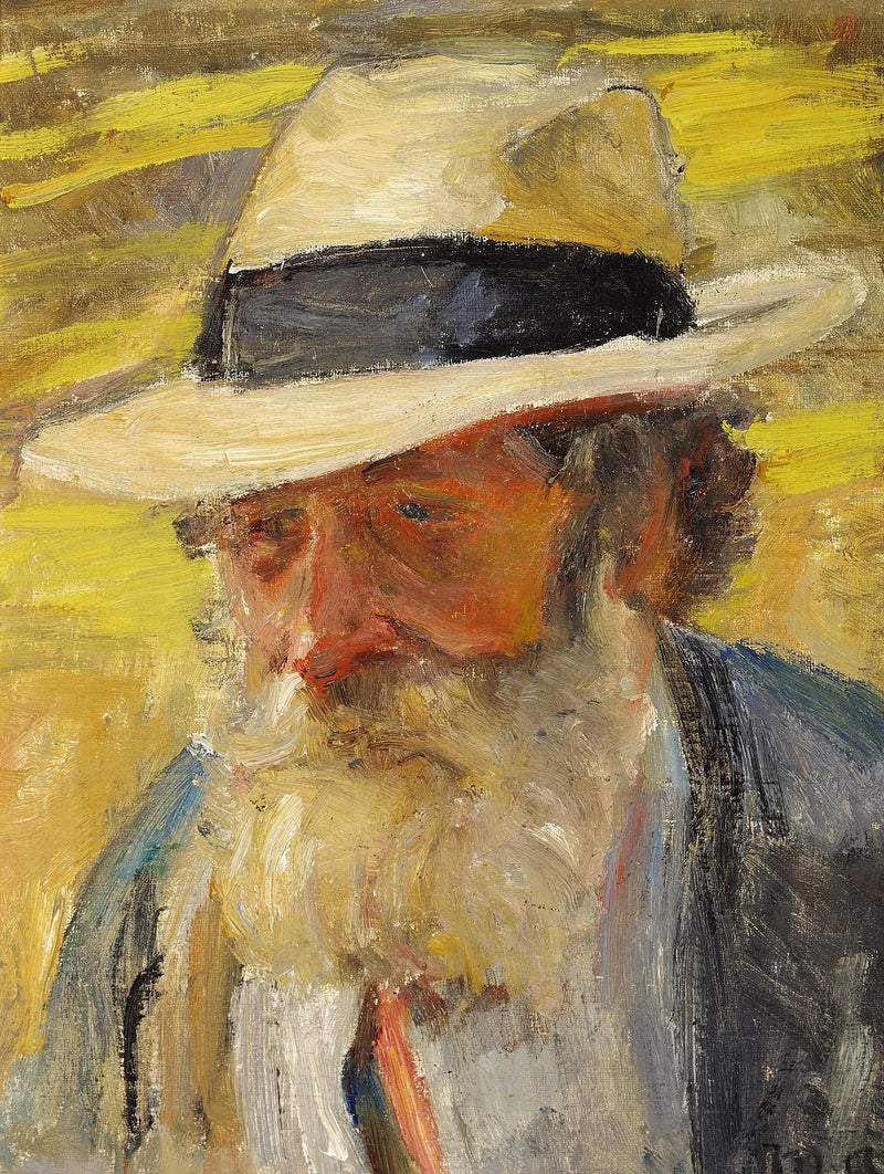 Bir yaşlı adamın başı. - Michael Peter Ancher