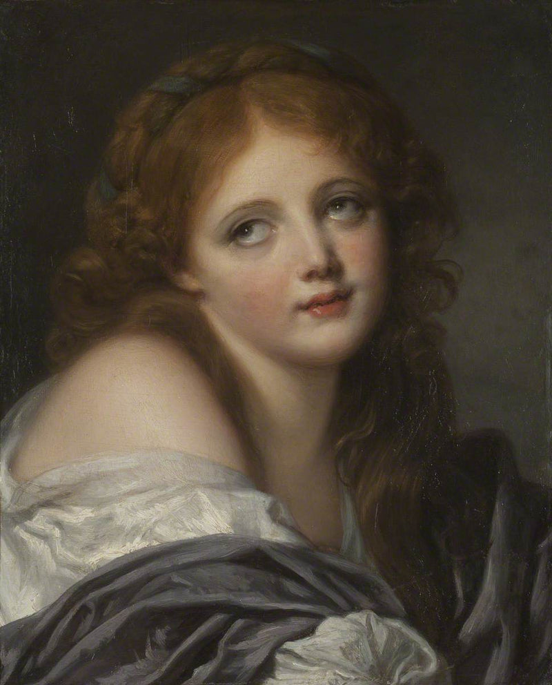 Bir Kızın Başı - Jean-Baptiste Greuze