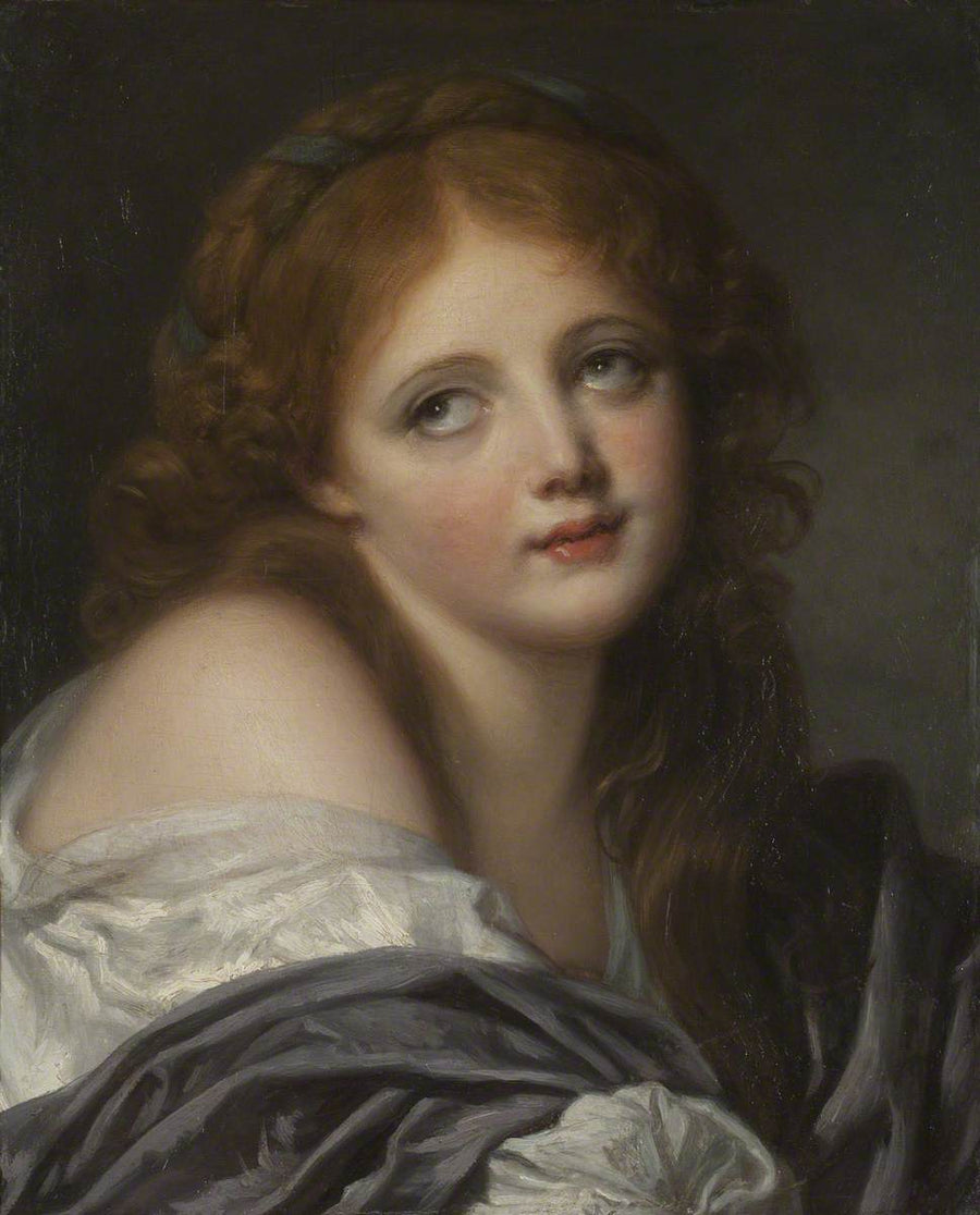 Bir Kızın Başı - Jean-Baptiste Greuze