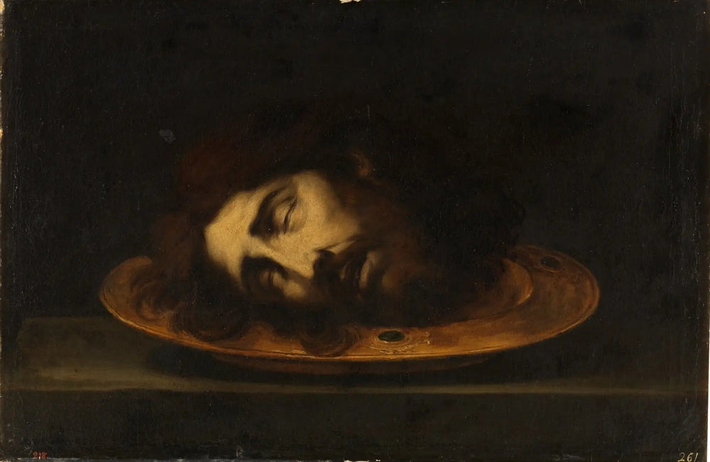La tête de saint Jean-Baptiste - Bartolomé Esteban Murillo - Alpha Reproduction