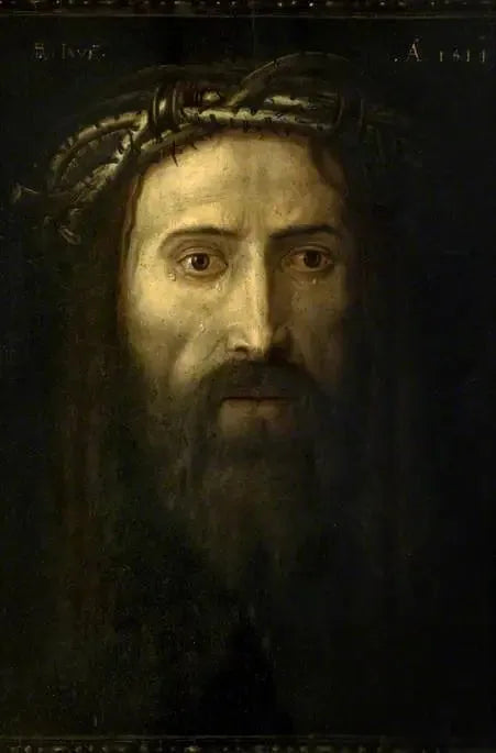 Çiğneme İle Taçlandırılmış İsa'nın Başlığı - Albrecht Dürer
