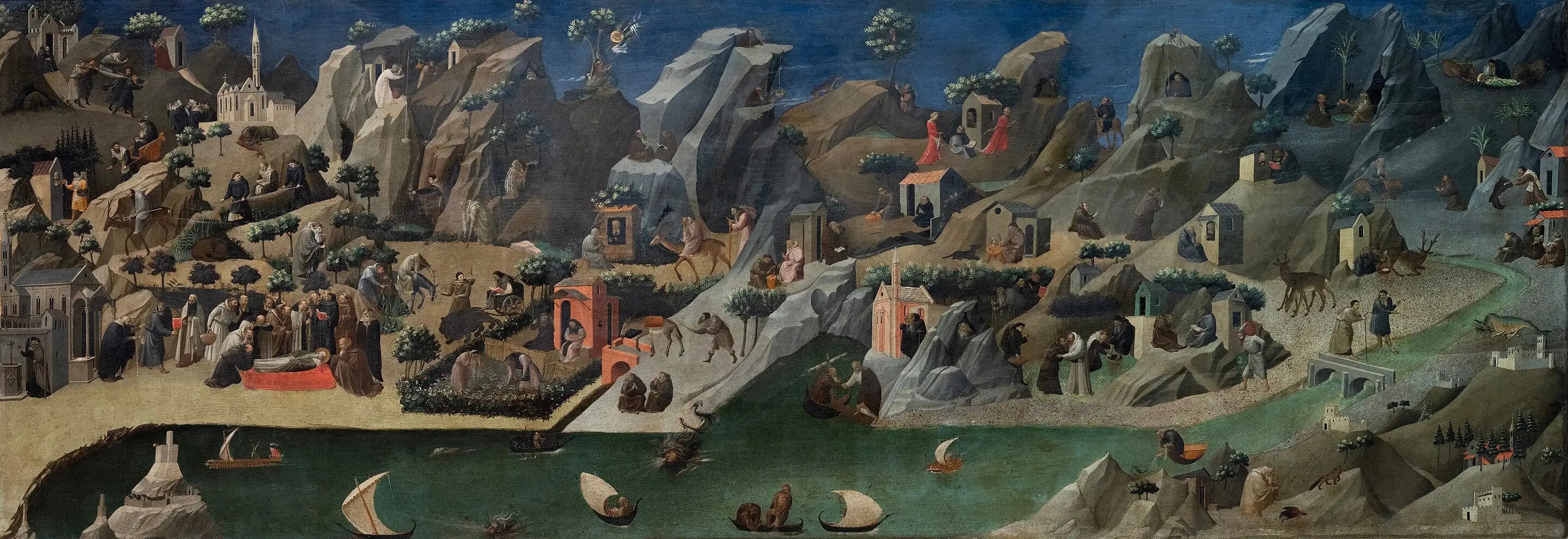 La Thébaïde - Fra Angelico - Alpha Reproduction