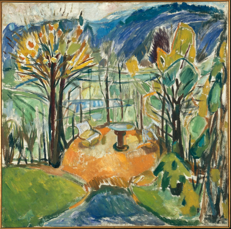 Sonbaharın Sonunda Çardak - Edvard Munch