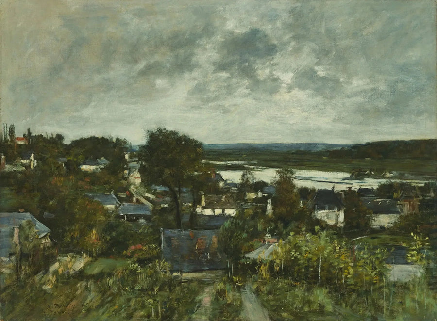 Deauville Yakınlarındaki La Touques - Eugène Boudin