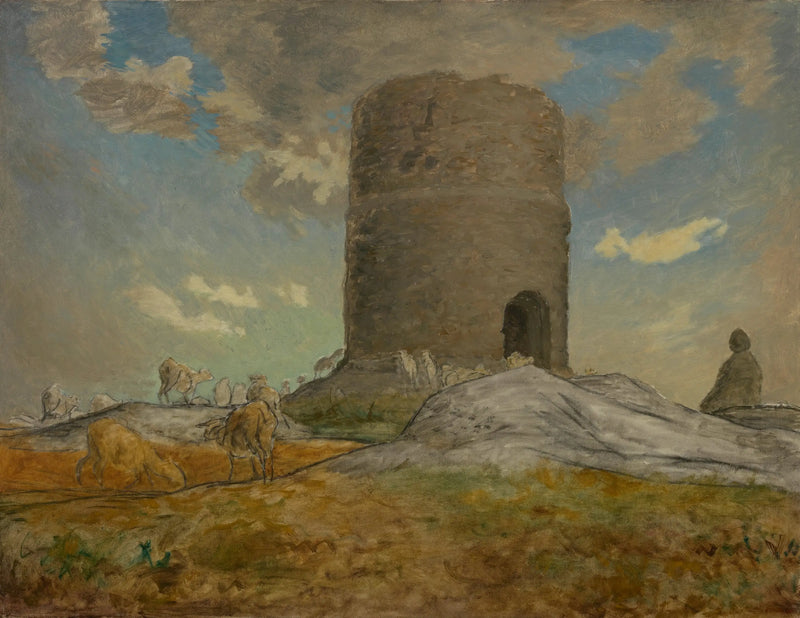 Barbizon yakınlarındaki La Tour de Chailly - Jean-François Millet