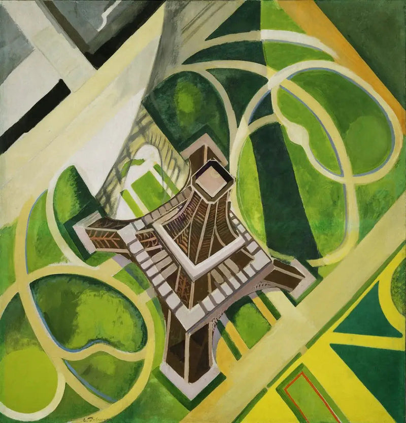 Eyfel Kulesi ve Champ-de-Mars Bahçeleri - Robert Delaunay
