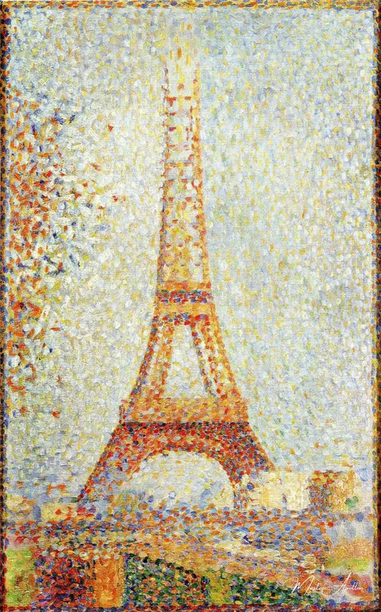 La Tour Eiffel - Georges Seurat - Reproductions de tableaux et peintures haut de gamme